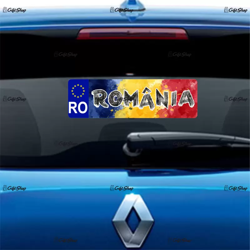 Romania model 3, indicator masina, dimensiune 200x60 mm